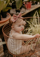 Red Gingham Printed Dolly Bow