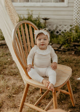 Ivory Silk Natural Bow Baby Band