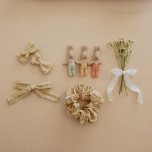 Butter Gingham Scrunchie