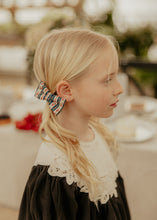Victorian Rose Striped Piggy Clips
