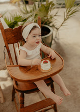 White Ribbed Logo Turban