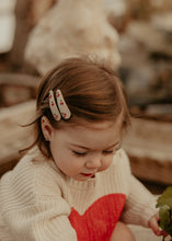 Mini Cherry Embroidered Clips