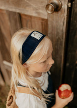 Navy Wide Ribbed Doll Band