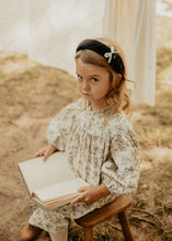 Black Velvet Padded Headband with Lace Detail