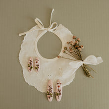 Pink Blooming Buds Embroidered Clips