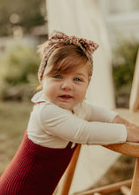 Floral Velvet Baby Band