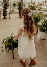 Oval Wildflower Embroidered Barrette