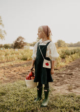 Red Ginham with Scalloped Edge Bandana