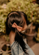 Red Gingham Piggy Clips