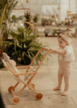 Pink Knit Embroidered Turban