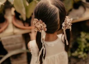Rose Dried Floral Clip