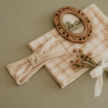 Beige Knit Embroidered Turban