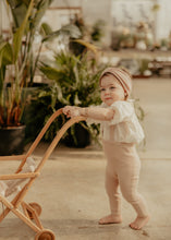 Pink Knit Embroidered Turban