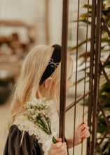 Black Ribbed Headband