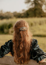 Oval Grid Barrette