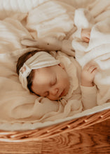 Ivory Knit Embroidered Turban