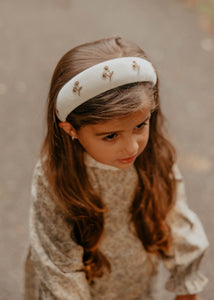 Velvet Embroidered Headband