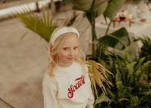 Wide Ribbed White Doll Headband