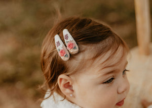 Mini Velvet Berry Clips
