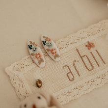 Mini Lily Blossom Embroidered Clips