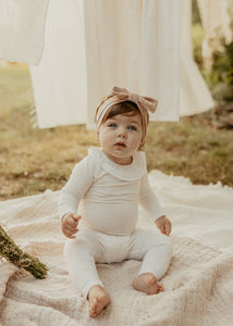 Pink Velvet Baby Band