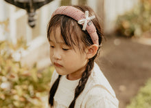 Red Gingham Printed Headband