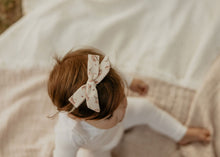 Crochet Lace / Blooming Print Bow