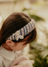 Victorian Rose Striped Headband