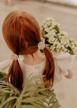 Embroidered Floral Pony Ties