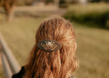 Oval Grid Barrette