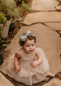 Ribbon Embroidered Baby Bow