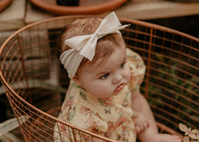 Natural Silk Baby Bow