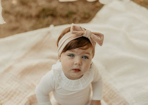 Pink Velvet Baby Band