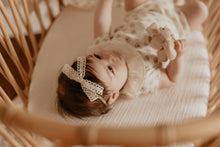 Crochet Lace / Blooming Print Bow