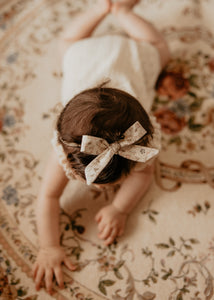 Signature Floral / Oatmeal Mohair Set