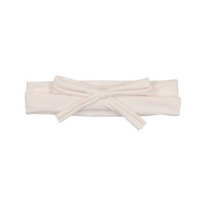 Eggshell Loopy Bow Band