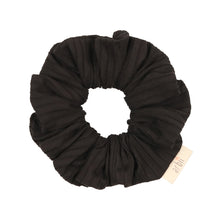 Black Ribbed Scrunchie