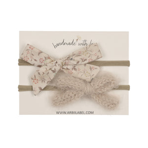 Signature Floral / Oatmeal Mohair Set