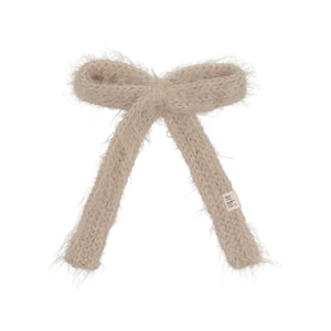 Oatmeal Mohair Medium Clip