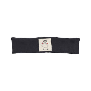 Navy Wide Ribbed Doll Band