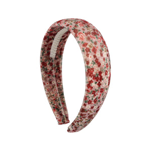 Floral Velvet Padded Headband