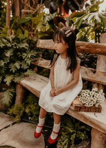 Mini Cherry Embroidered Clips