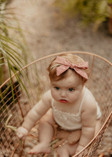 Red Gingham Printed Baby Band