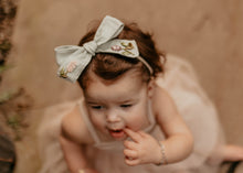 Ribbon Embroidered Baby Bow