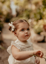 Ivory Crochet Bow Set
