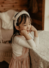 Winter White Velvet Twisted Headband