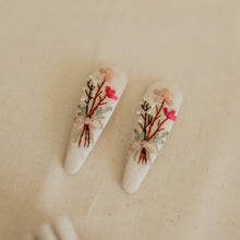 Wildflower Embroidered Clips