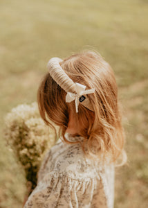 Coffee Velvet Twisted Headband