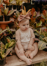 Red Gingham Printed Dolly Bow