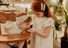 Beige Knit Embroidered Turban